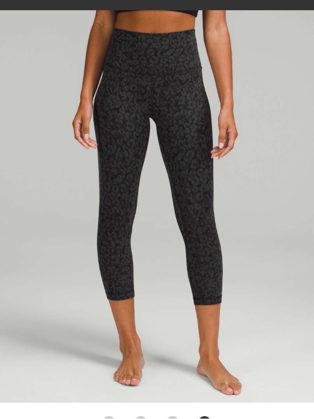 Lululemon Align High Rise Crop 21 Incogneto Camo Yoga Pants 8 Athleisure